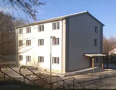Das neue Sozialzentrum in Třinec – Bild: SECAV