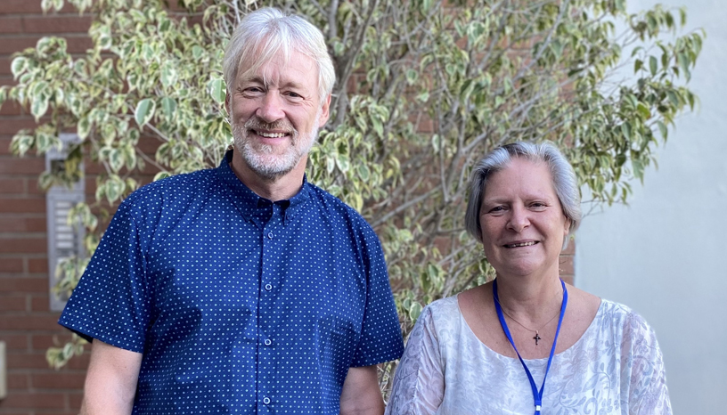 Der neue Dekan und die neue Vizedekanin, Carsten Gerdes und Kirsten Thiele. – Bild: ELKI