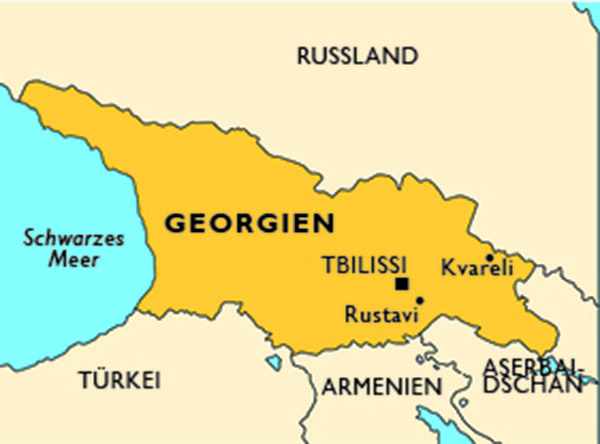 Karte Georgien