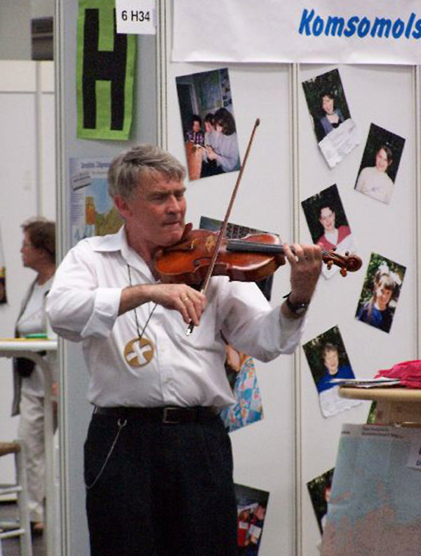 Manfred Brockmann beim Kirchentag 2005 in Hannover – Bild: MLB