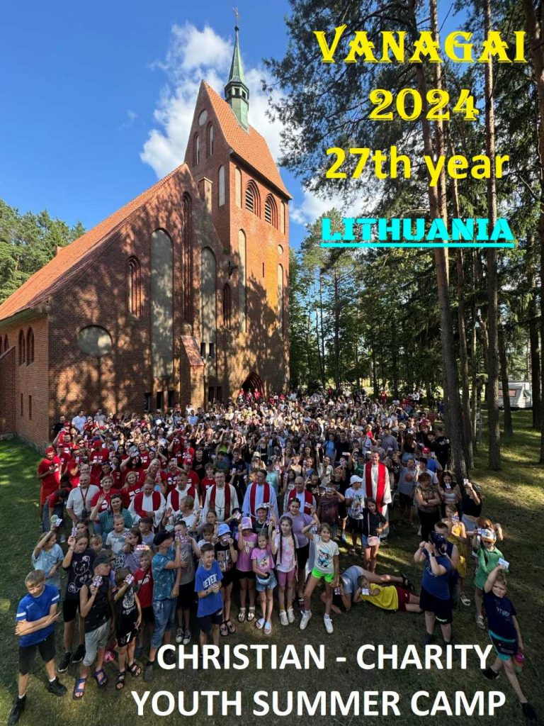 Das Sommercamp für Kinder und Jugendliche der litauischen lutherischen Kirche in Vanagi