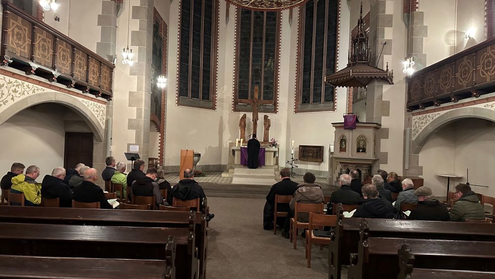 Den Gottesdienst leitete Pastorin i.R. Birgit Mahn.