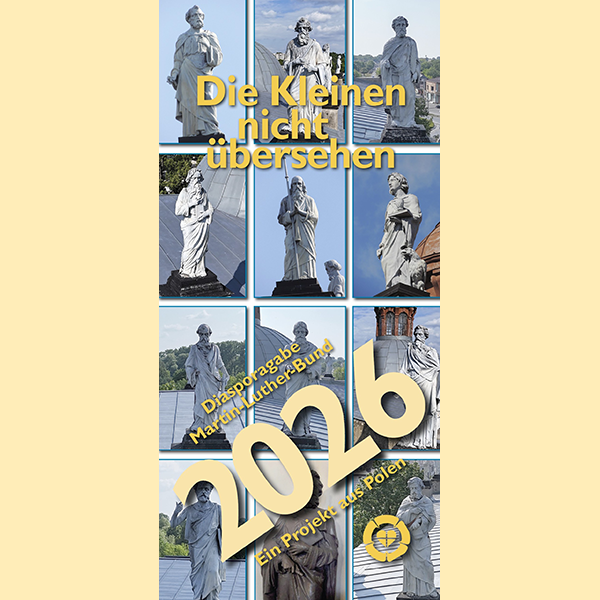Faltblatt zur Diasporagabe 2026 des Martin-Luther-Bundes
